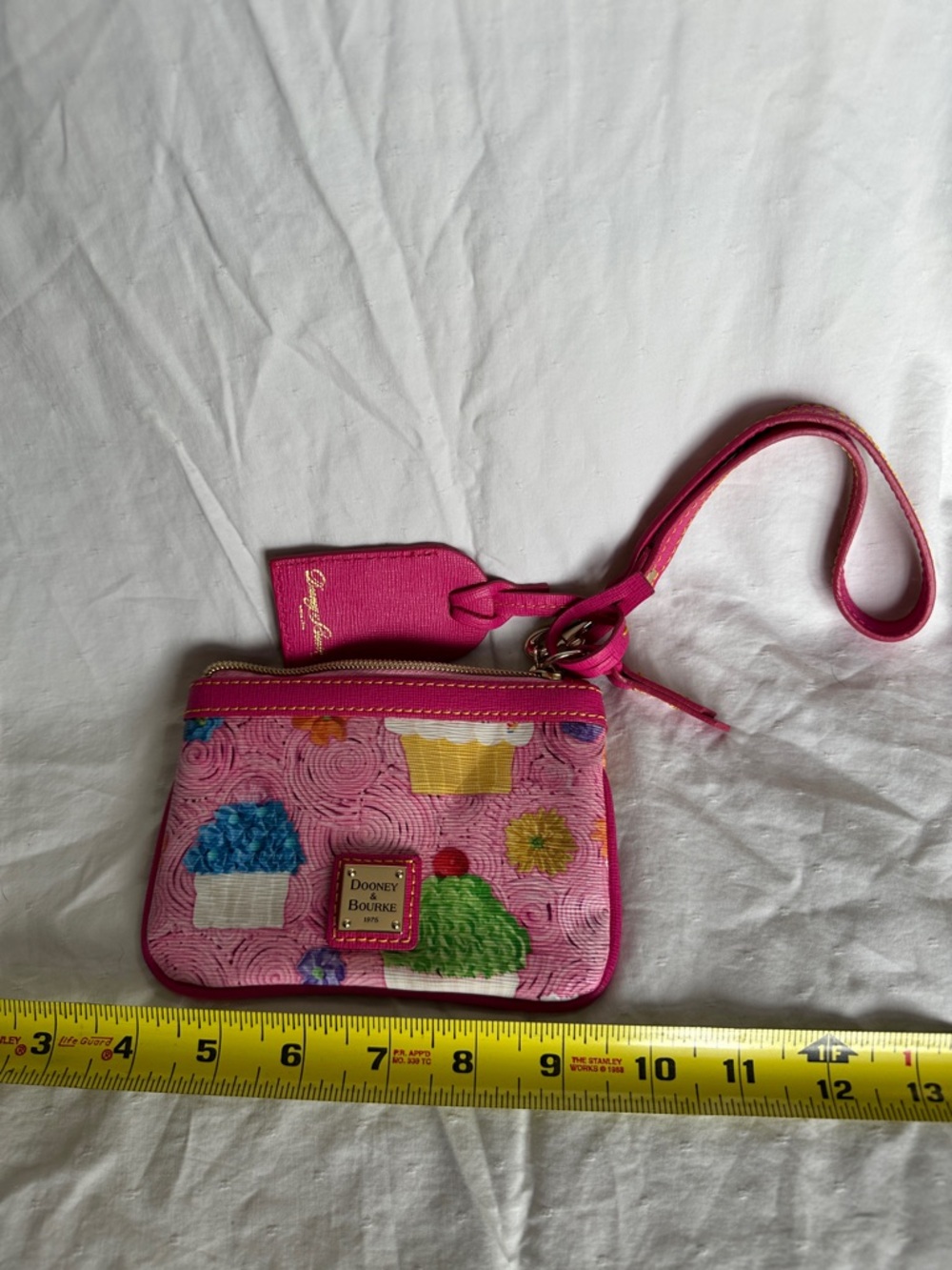 Dooney & Bourke Hot Pink Cupcake Wristlet